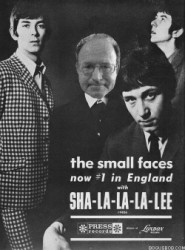  Three small faces and one big head 